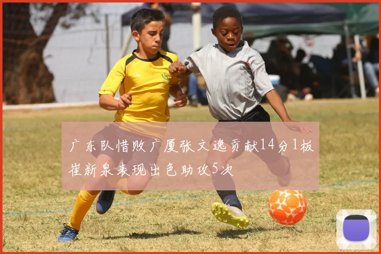 广东队惜败广厦张文逸贡献14分1板崔新泉表现出色助攻5次